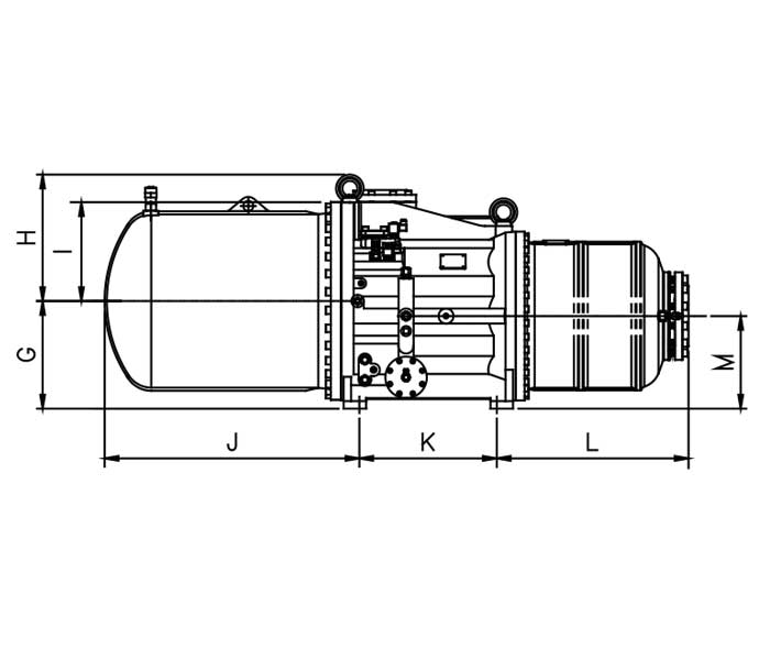 Hanbell RC2-1530B screw compressor