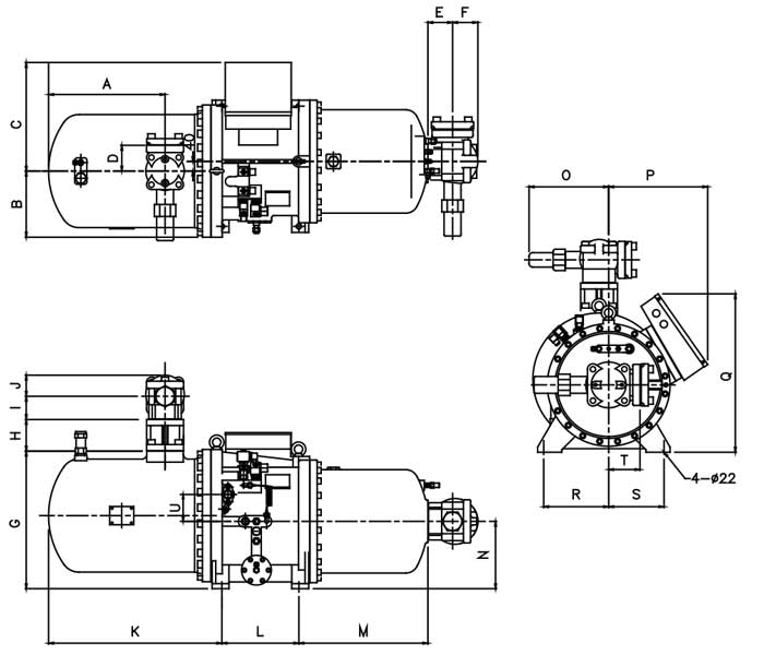 Hanbell RC2-230A screw compressor