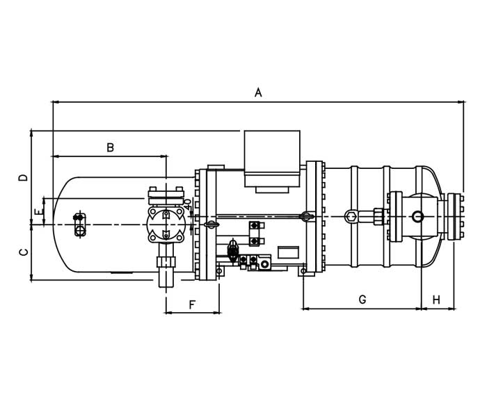 Hanbell RC2-790B screw compressor