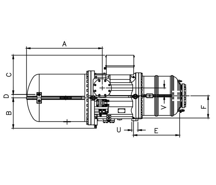 Hanbell RC2-1270A screw compressor